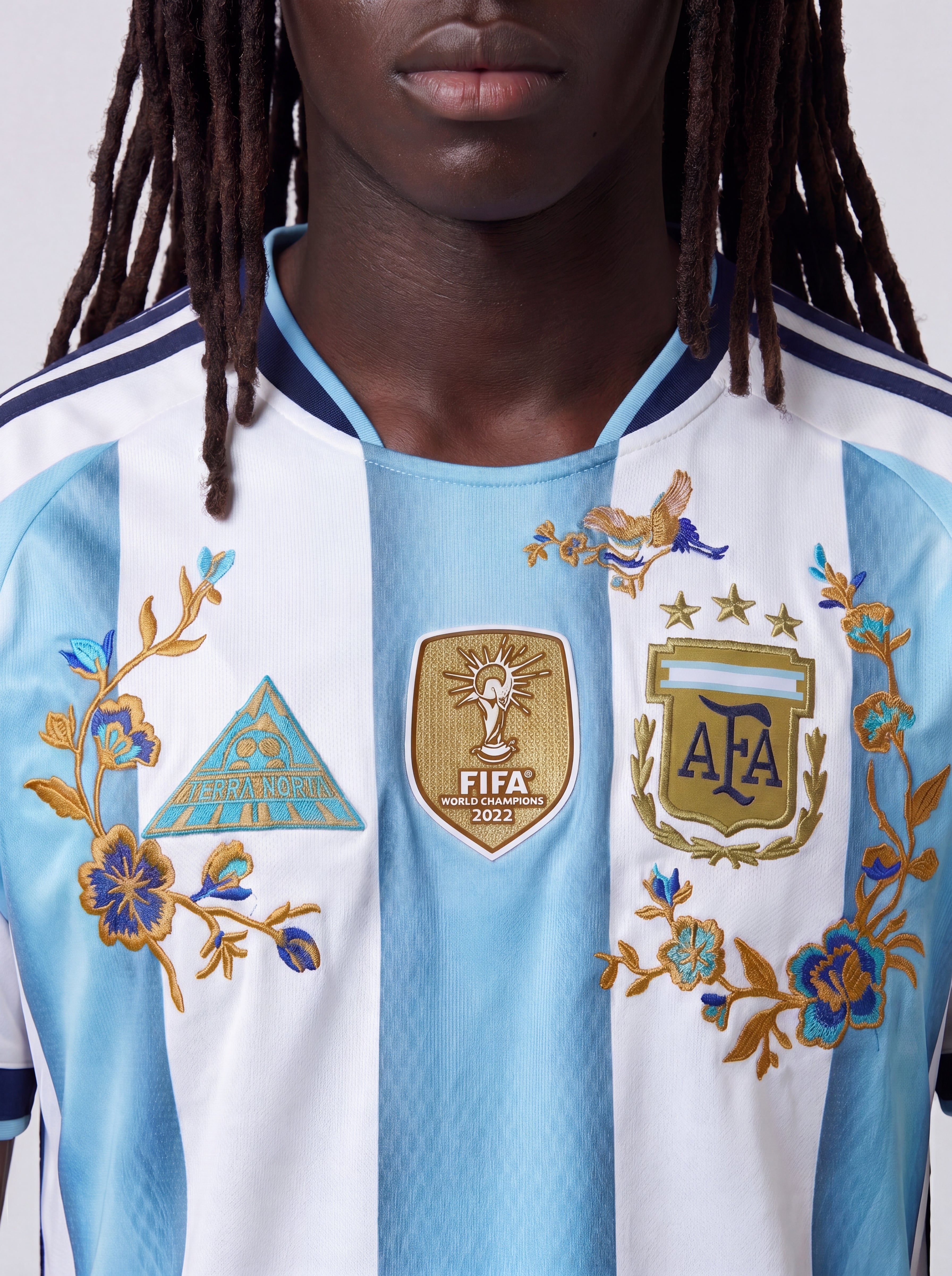 ARGENTINA EMBROIDERY JERSEY
