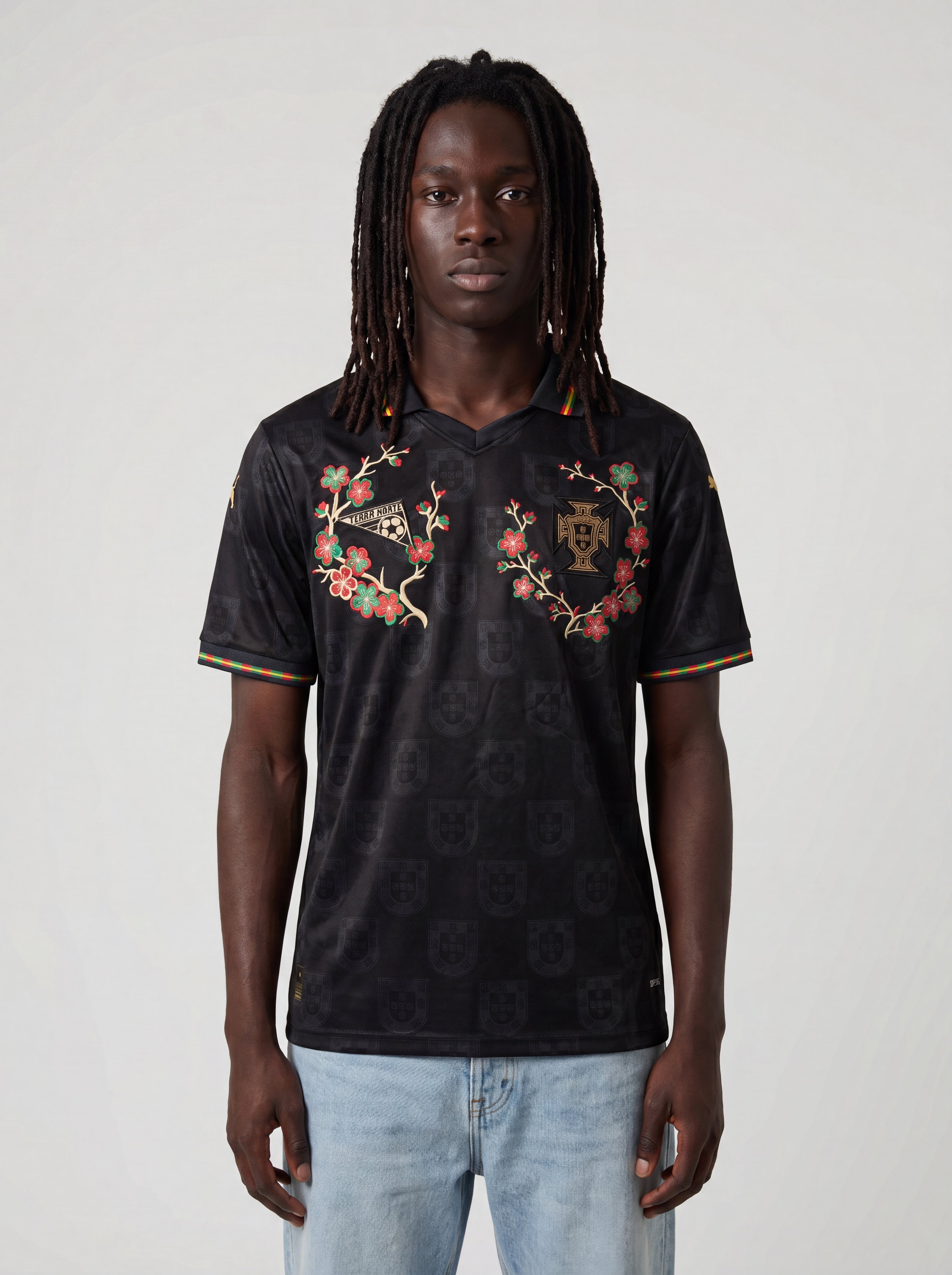 PORTUGAL B EMBROIDERY JERSEY