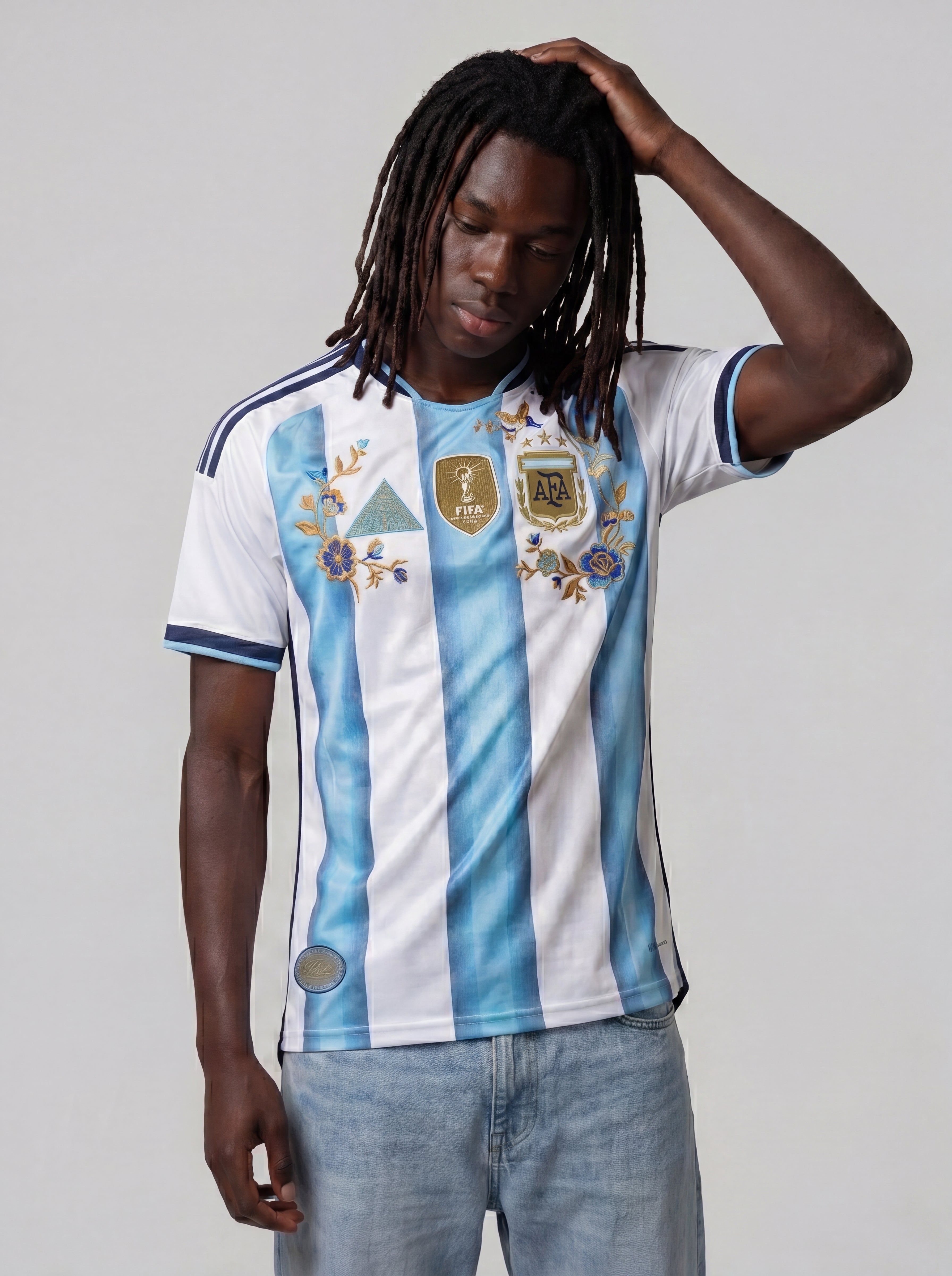 ARGENTINA EMBROIDERY JERSEY