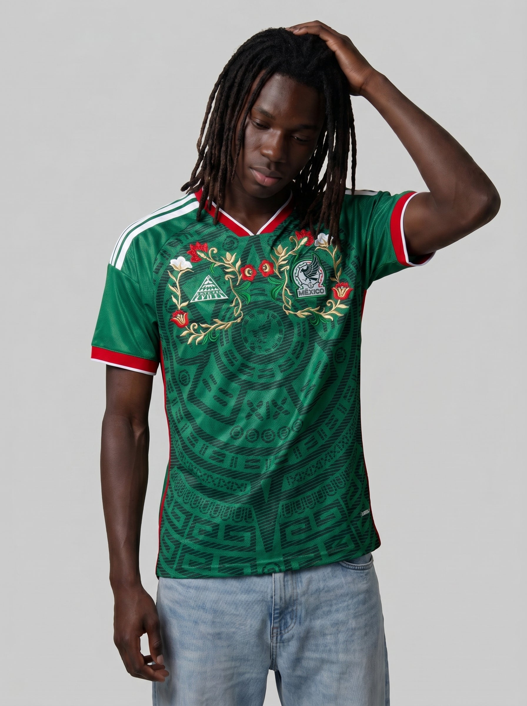 MEXICO EMBROIDERY JERSEY